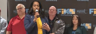 NYS Senator Samra Brouk spoke at the Fix Tier 6 Rally in Rochester on February 6th in support.